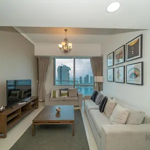 Keyone - 3br In Ocean Heights , دبي الإمارات العربية المتحدة